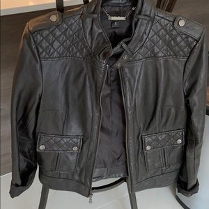 DKNY leather jacket